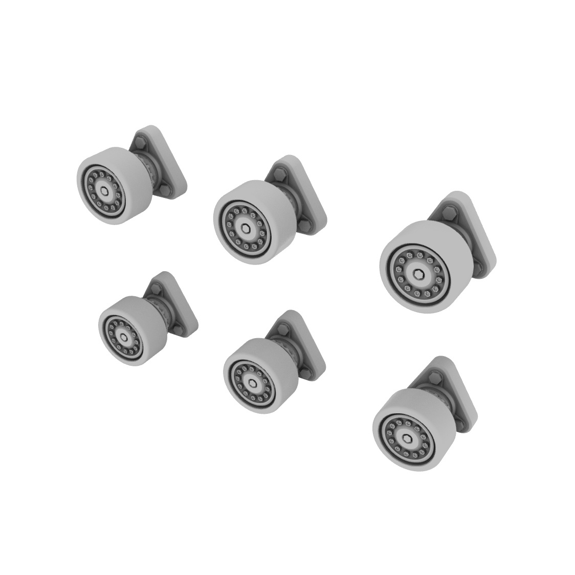PROMO4 SG Modeling 1/72 Support Rollers for 72 tank