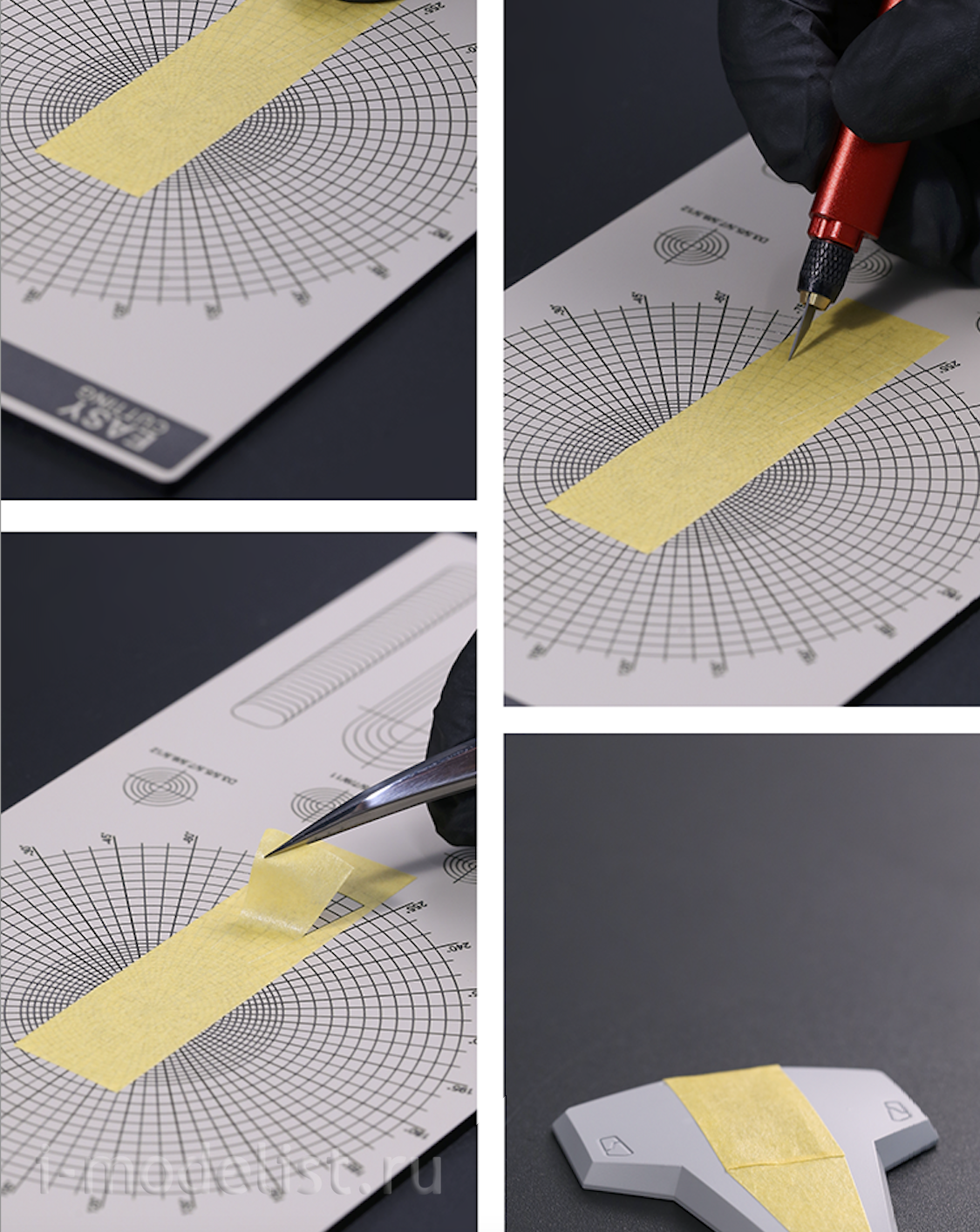 AT-ECC DSPIAE Adhesive tape cutting mat type C, 110x233 mm