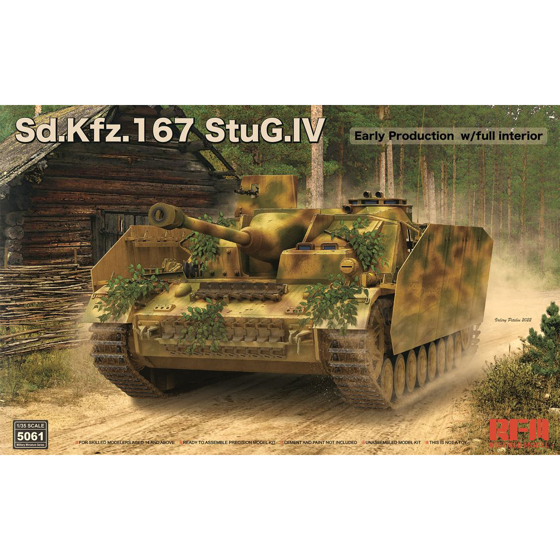 RM-5061 Rye Field Models 1/35 Sd.Kfz. 167 StuG IV (Early with Full interior)