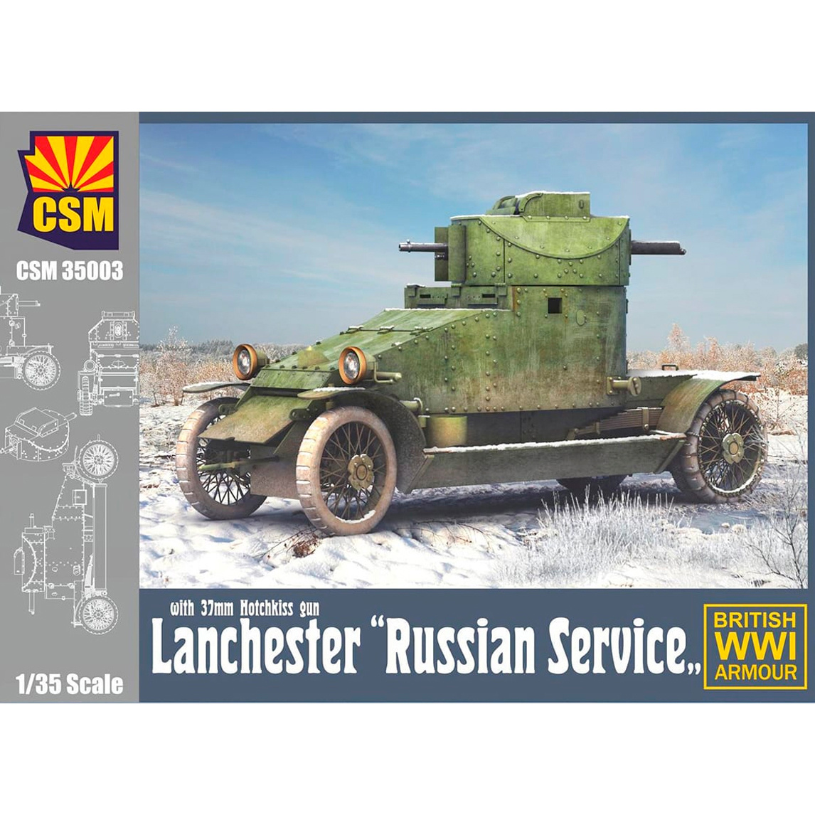 CSM35003 Copper State Models 1/35 Lanchester 