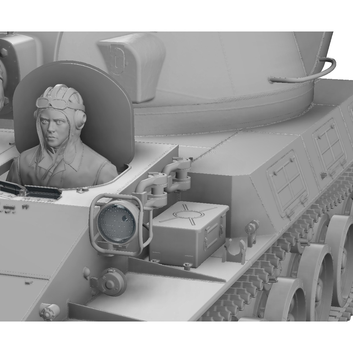 FL35010 GE Models 1/35 Механик-водитель 60-х гоtoв