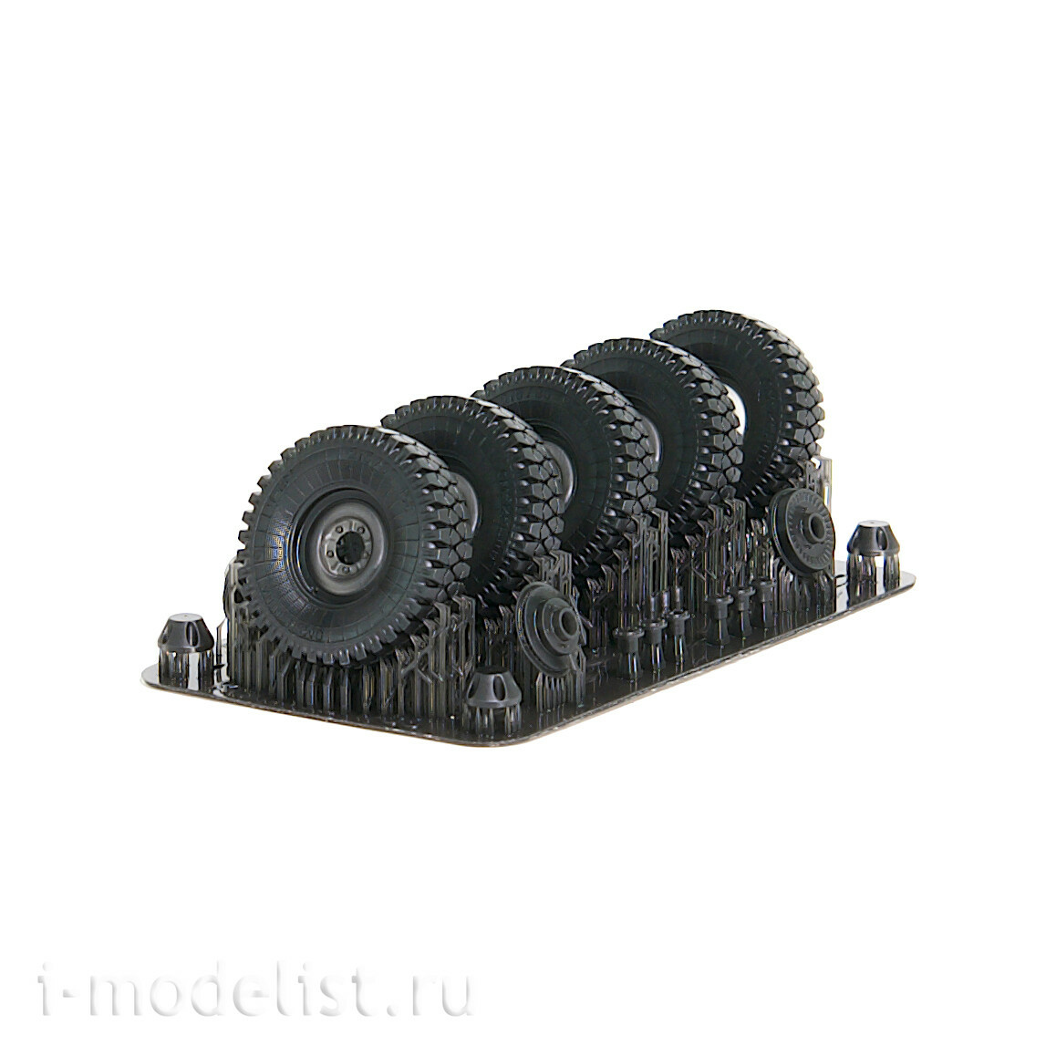 KL350058 Kraft Lab 1/35 Комплект колёс в сборе с шинами Я-192 Омскшина