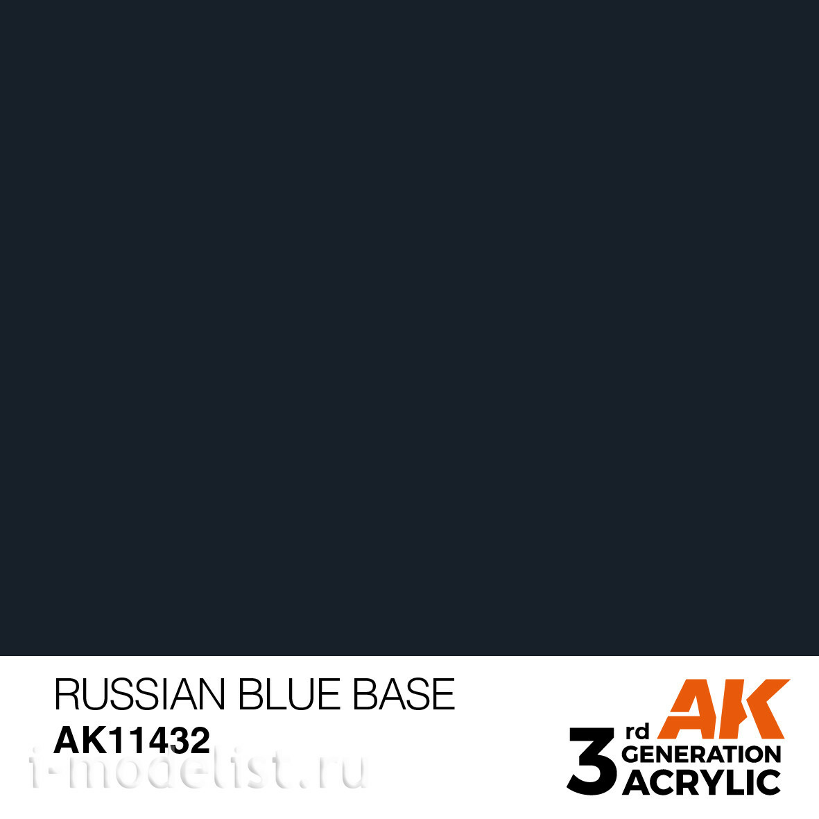 AK11432 AK Interactive Acrylic paint RUSSIAN BLUE BASE – FIGURES (Russian blue base) 17 ml