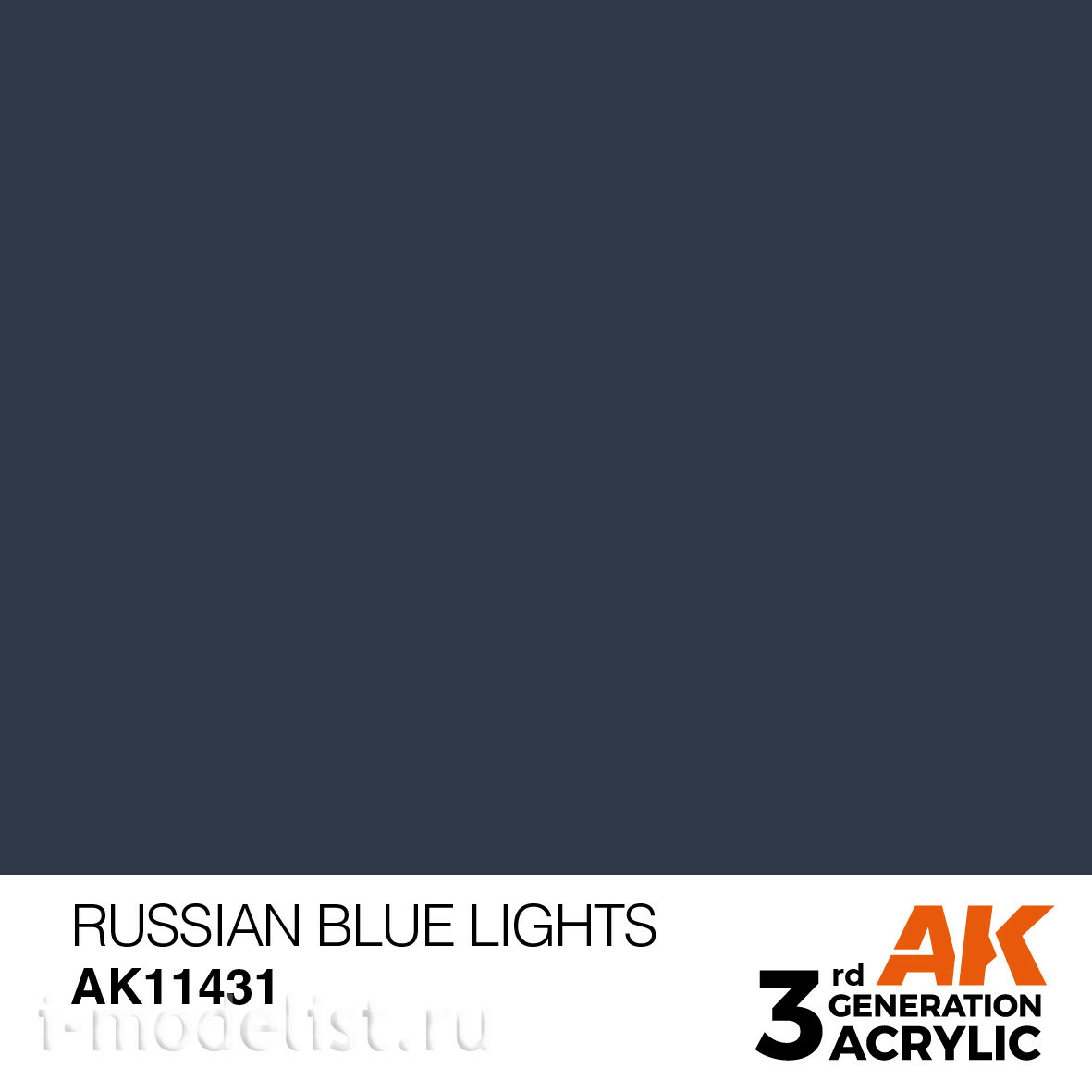 AK11431 AK Interactive Acrylic paint RUSSIAN BLUE LIGHTS-FIGURES (Russian blue light) 17 ml