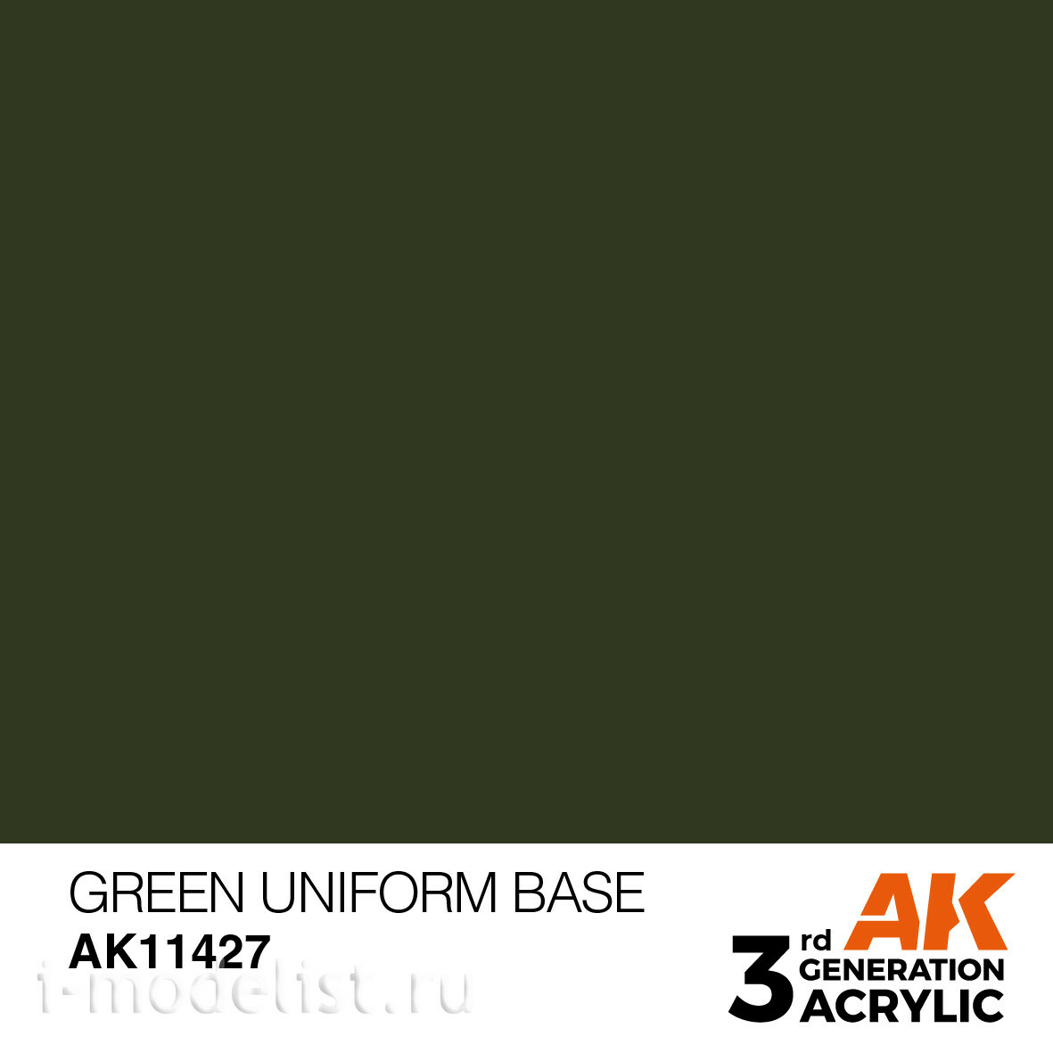 AK11427 AK Interactive Acrylic paint GREEN UNIFORM BASE – FIGURES (green uniform base) 17 ml