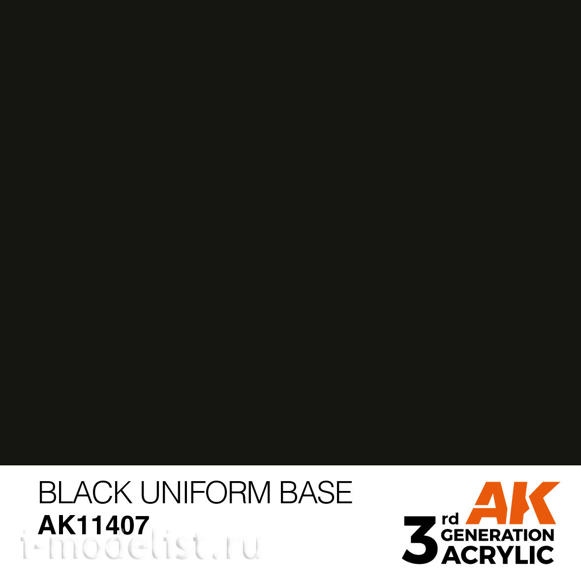 AK11407 AK Interactive Acrylic paint BLACK UNIFORM BASE – FIGURES (black uniform base) 17 ml