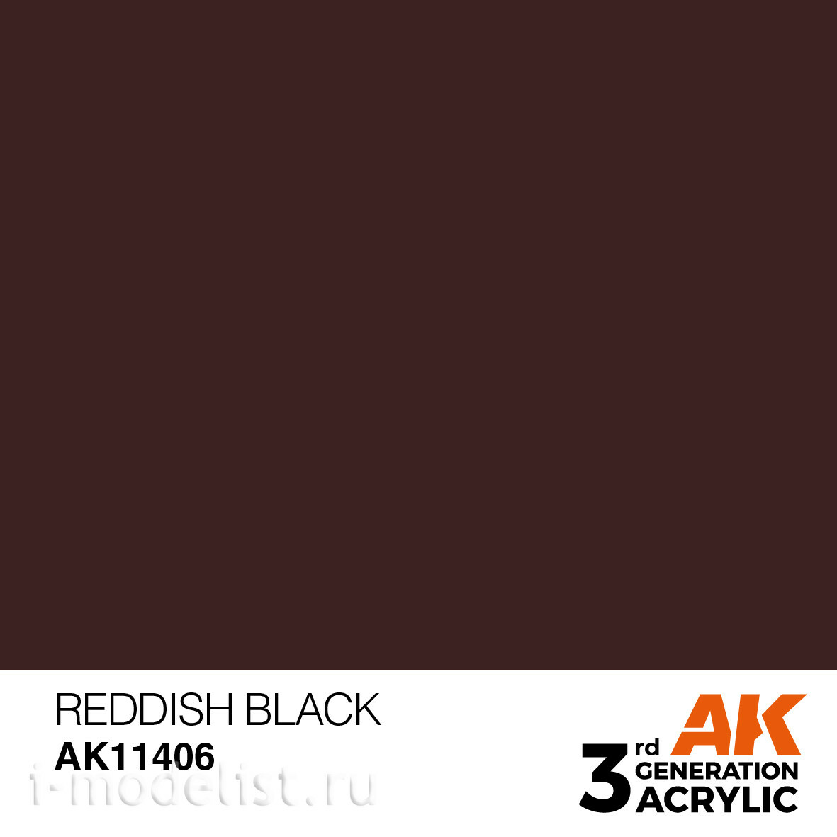 AK11406 AK Interactive Acrylic paint REDDISH BLACK-FIGURES (reddish-black) 17 ml