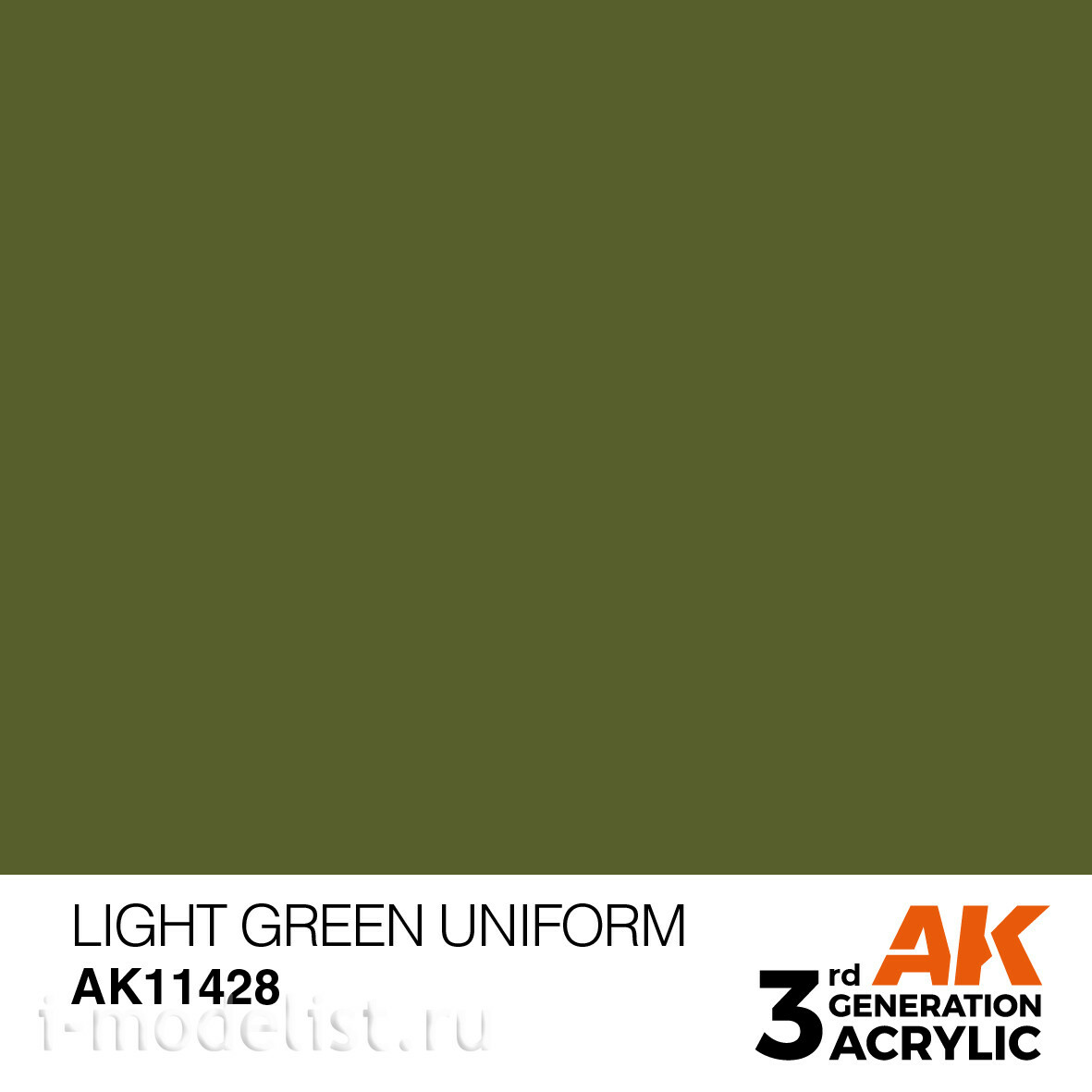 AK11428 AK Interactive Acrylic paint LIGHT GREEN UNIFORM-FIGURES (light green uniform) 17 ml