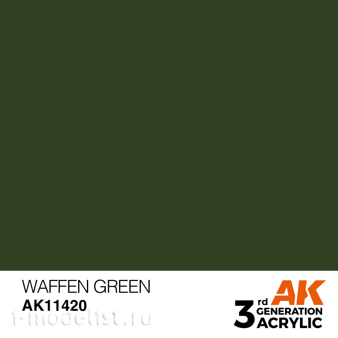 AK11420 AK Interactive Acrylic paint WAFFEN GREEN-FIGURES 17 ml