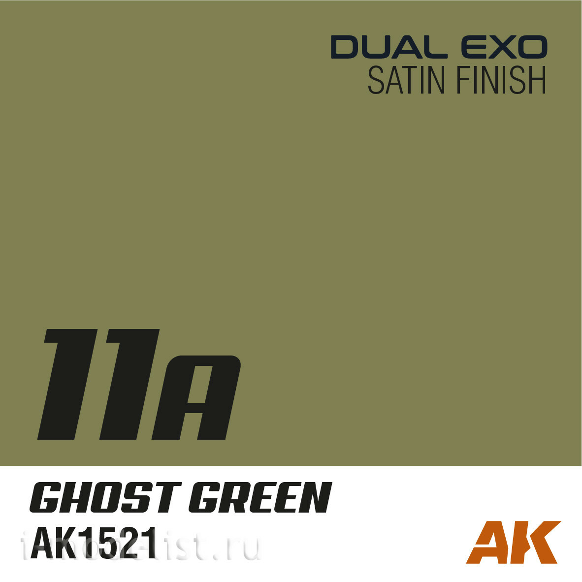 AK1521 AK Interactive Paint Dual Exo 11A - Ghostly green, 60 ml