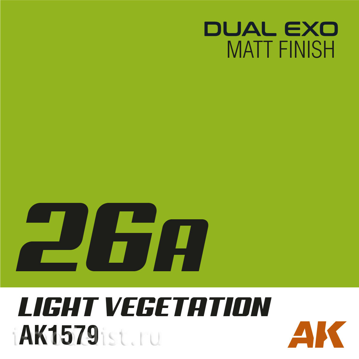 AK1579 AK Interactive Paint Dual Exo 26A - Light vegetation, 60 ml