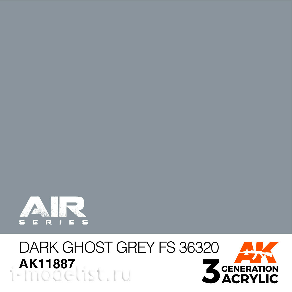 AK11887 AK Interactive Acrylic paint DARK GHOST GREY FS 36320