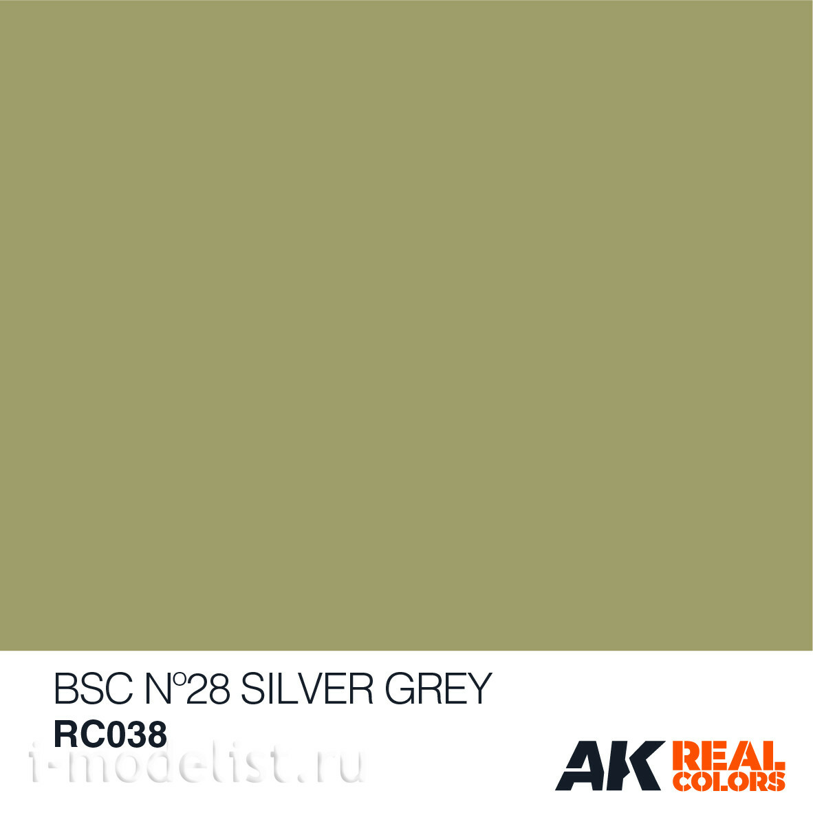 RC038 AK Interactive BSC Nº28 Silver Grey 10ml
