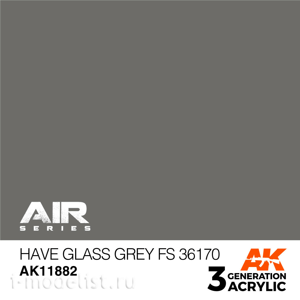 AK11882 AK Interactive Acrylic paint HAVE GLASS GREY FS 36170