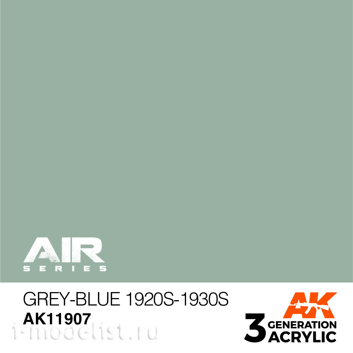 AK11907 AK Interactive Acrylic paint GREY-BLUE 1920S-1930S