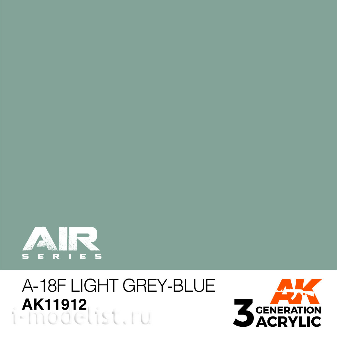 AK11912 AK Interactive Acrylic paint A-18F LIGHT GREY-BLUE