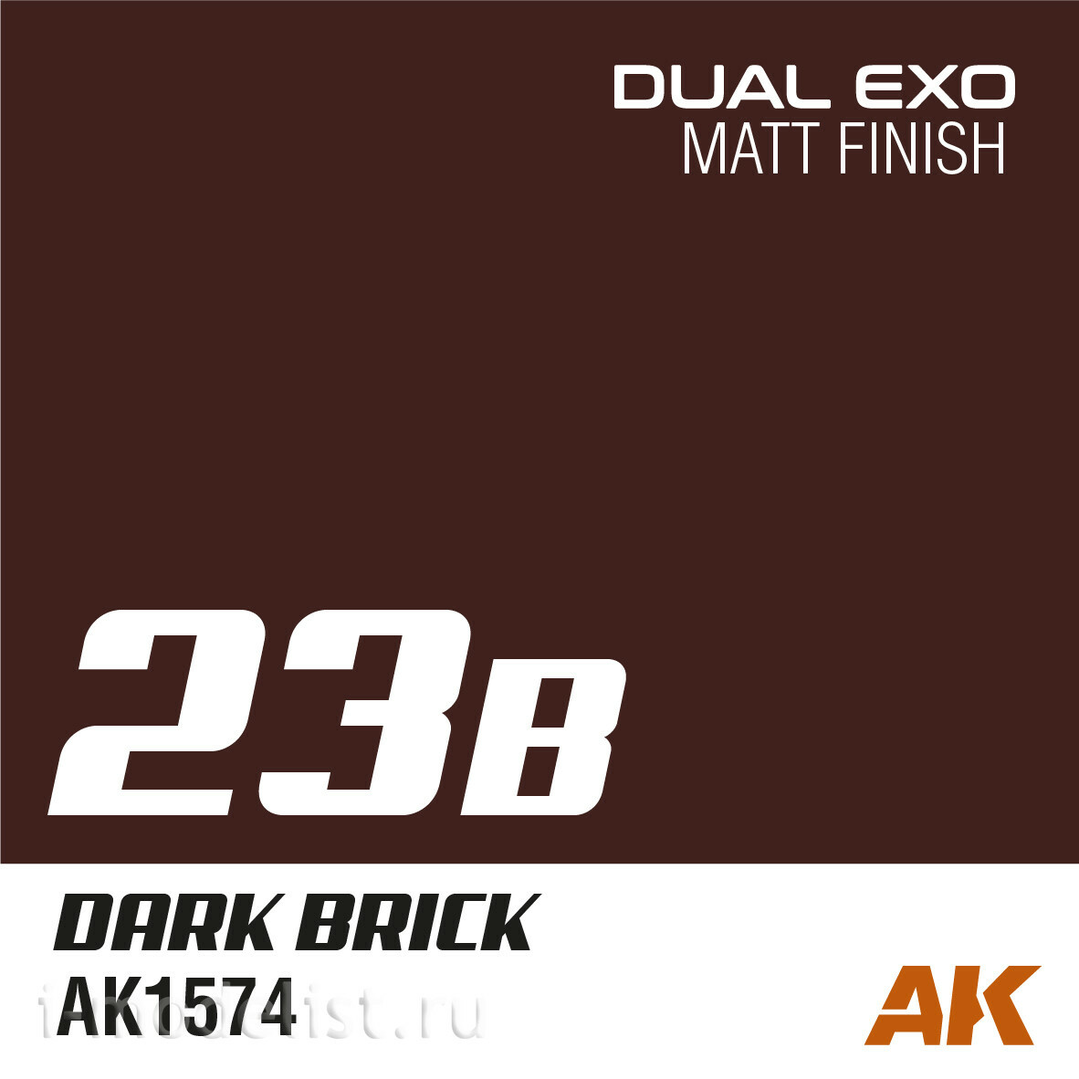 AK1582 AK Interactive Paint Set Dual Exo - 23A Light Brick & 23B Dark Brick
