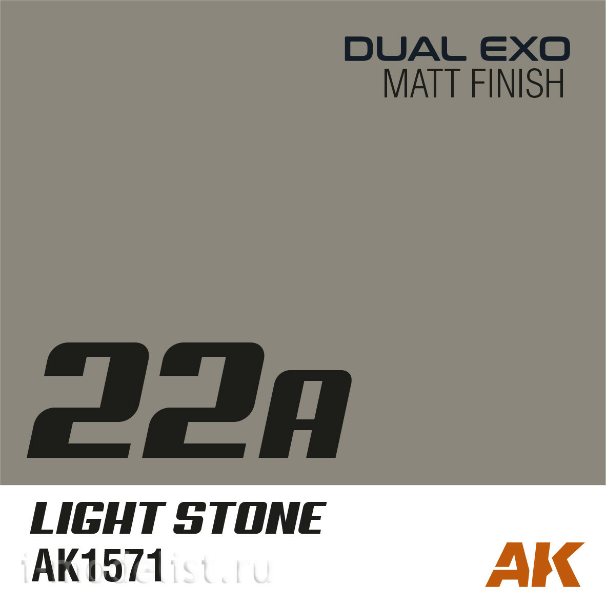 AK1581 AK Interactive Paint Set Dual Exo - 22A Light Stone & 22B Dark Stone
