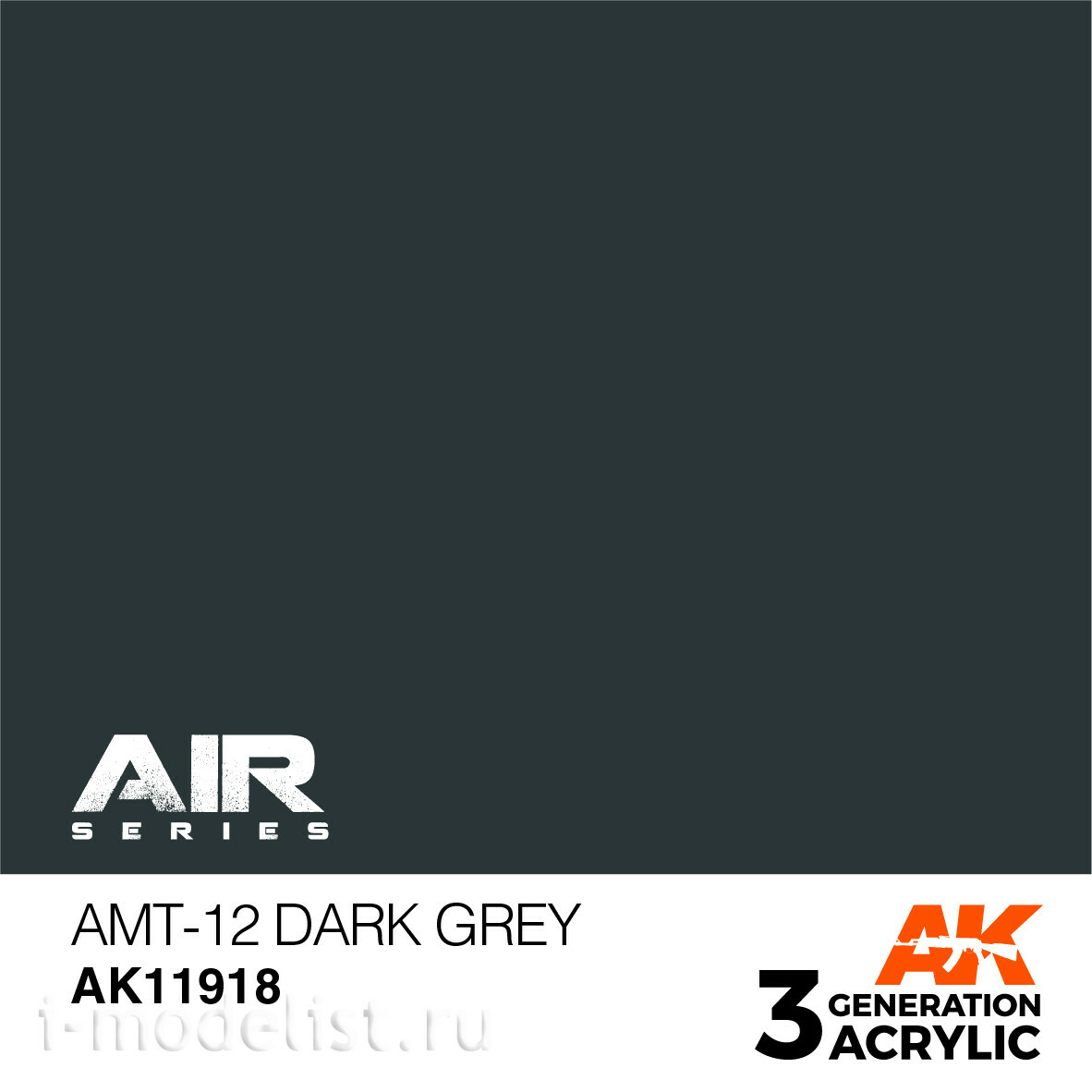AK11918 AK Interactive Acrylic paint AMT-12 DARK GREY