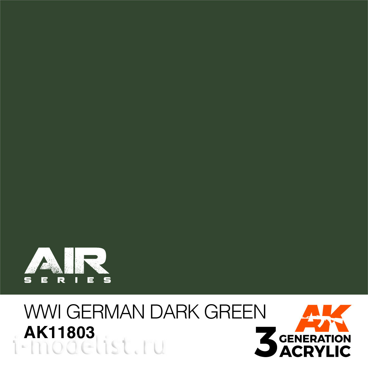 AK11803 AK Interactive Acrylic paint WWI GERMAN DARK GREEN