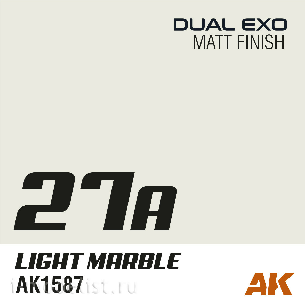 AK1587 AK Interactive Paint Dual Exo 27A - Light marble, 60 ml