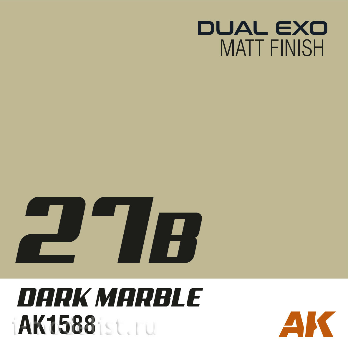 AK1588 AK Interactive Paint Dual Exo 27B - Dark marble, 60 ml
