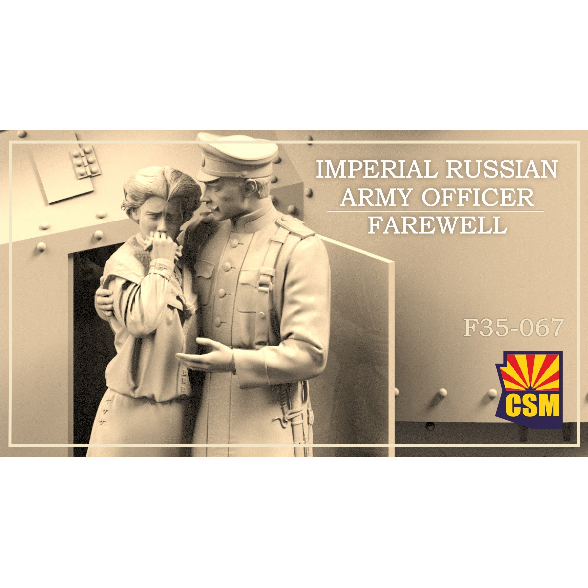 F35-067 Copper State Models 1/35 Прощание офицера Императорской Русской армии