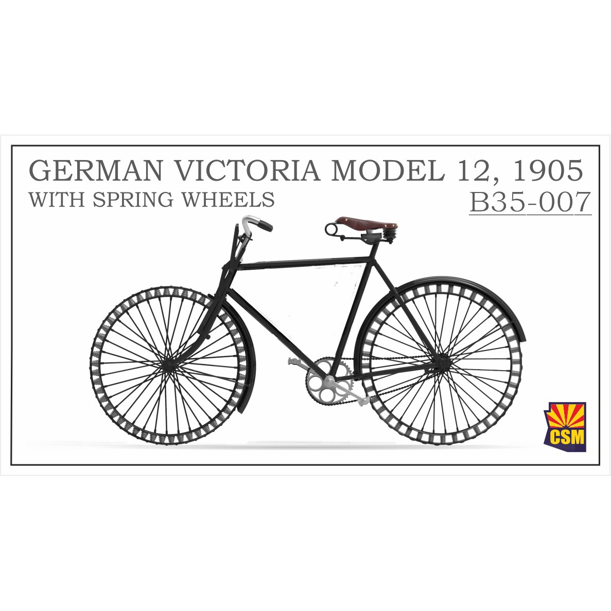 B35-007 Copper State Models 1/35 Notмецкий Victoria Model 12, 1905 года, с рессорными колёсами