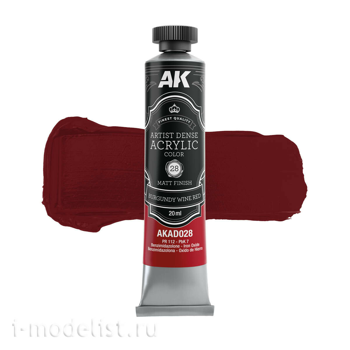 AKAD107 AK Interactive Набор красок красных цветов – хуtoжественный плfromный акрил / Red Color Set – Artistic Dense Acrylic Color