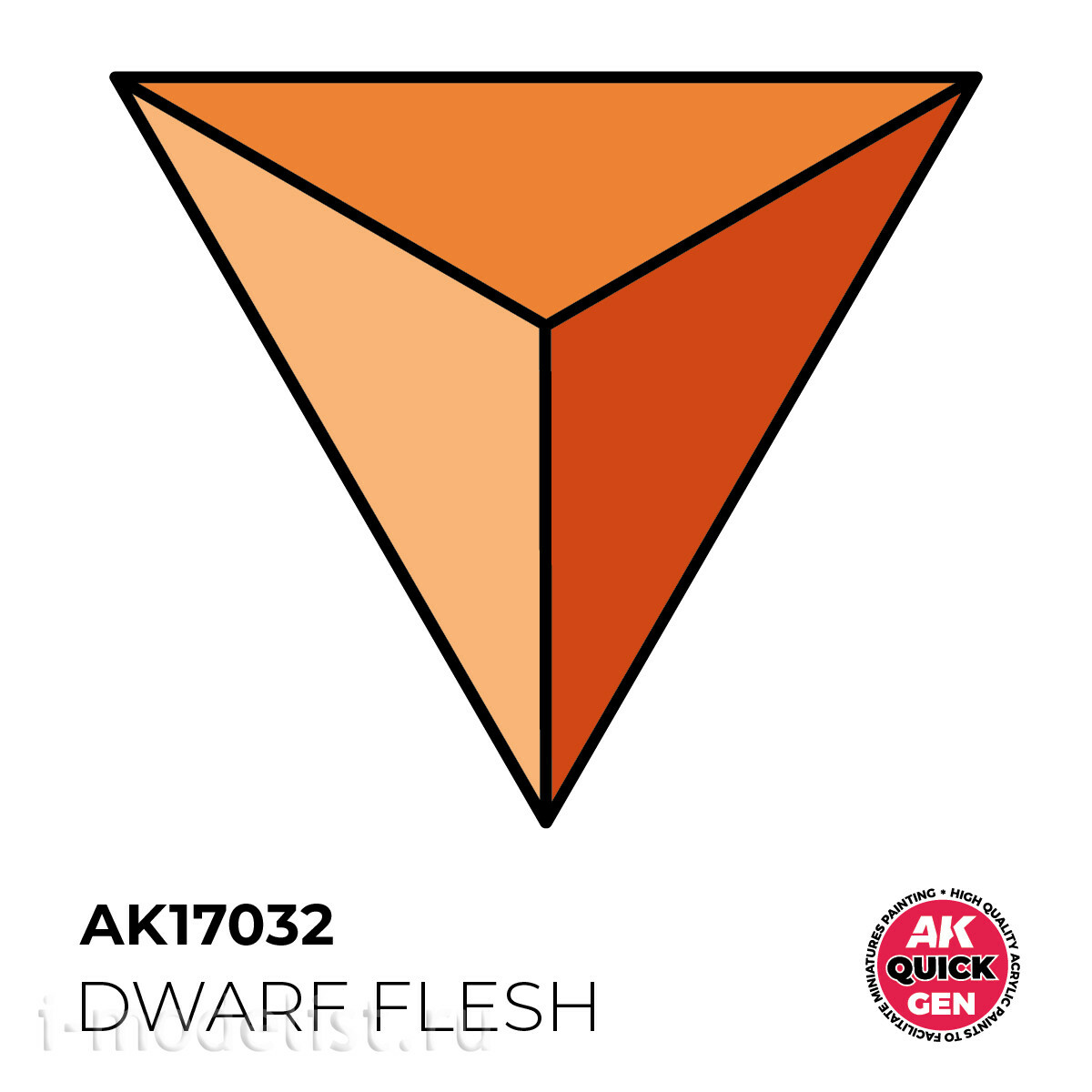 AK17032 AK Interactive Краска акриловая QUICK GEN - Плfromь карлика / DWARF FLESH
