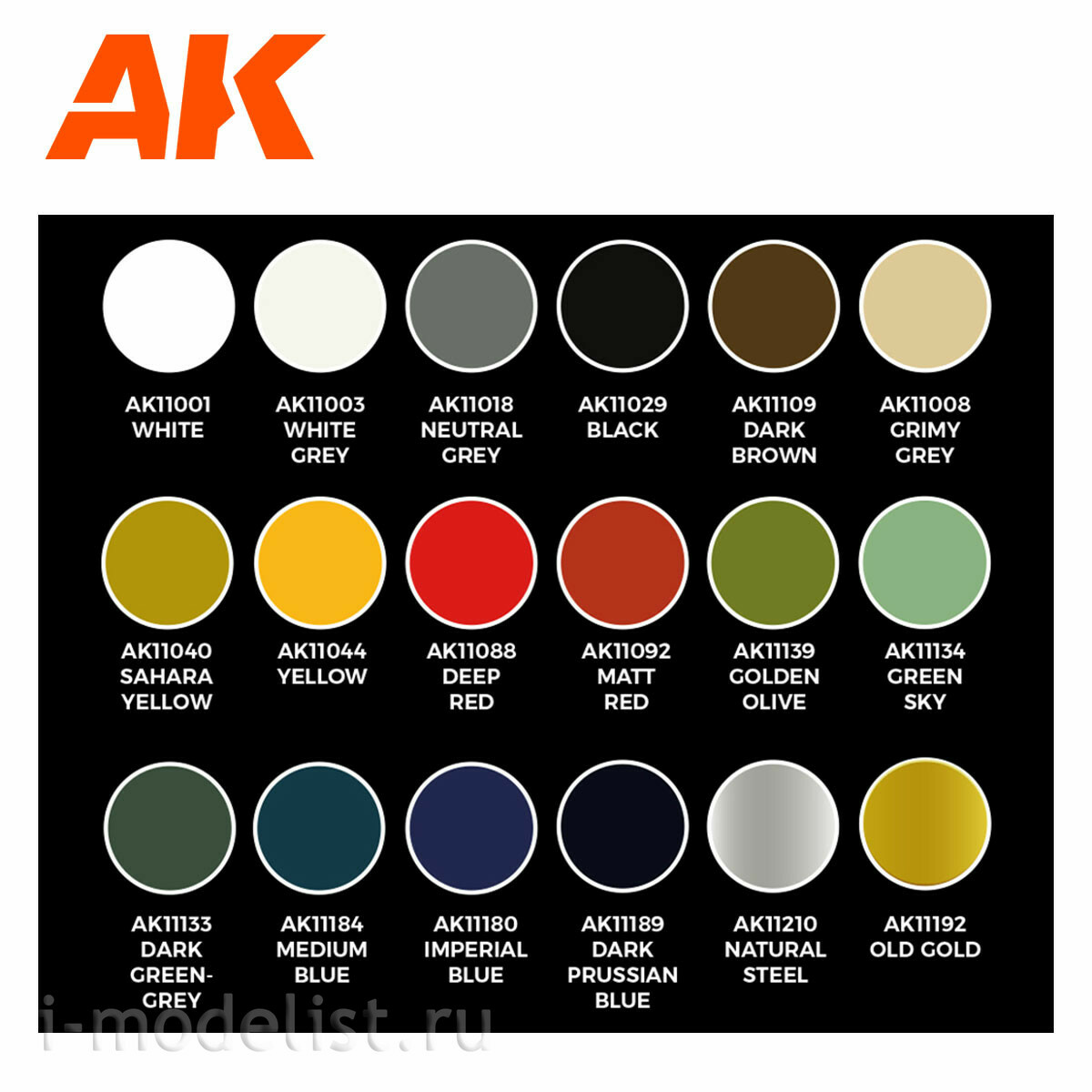 AK11772 AK Interactive Set of acrylic paints 