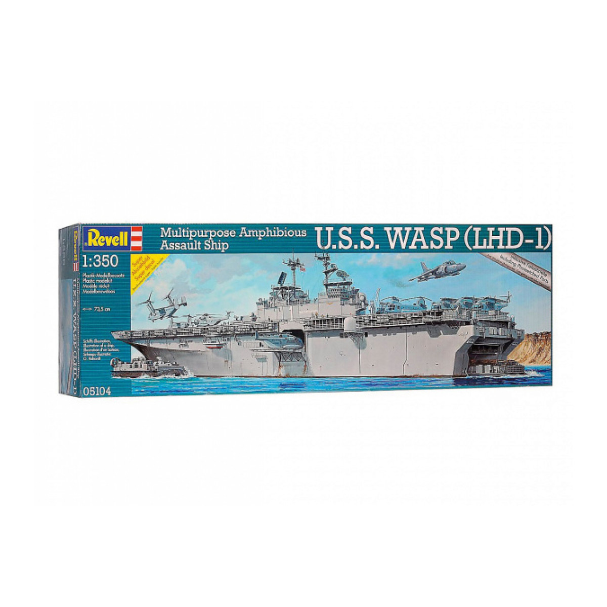 05104 Revell 1/350 Ship U.S. S. Wasp Class (LHD-1)