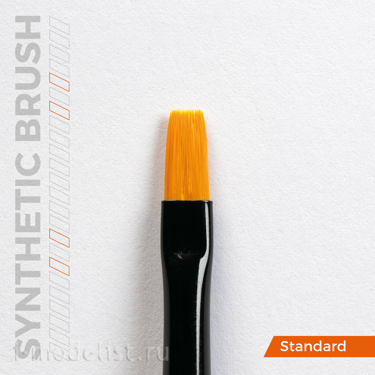 AKB002 AK Interactive Синтетическая кисть - Плоская 2 / AK SYNTHETIC BRUSH – FLAT 2