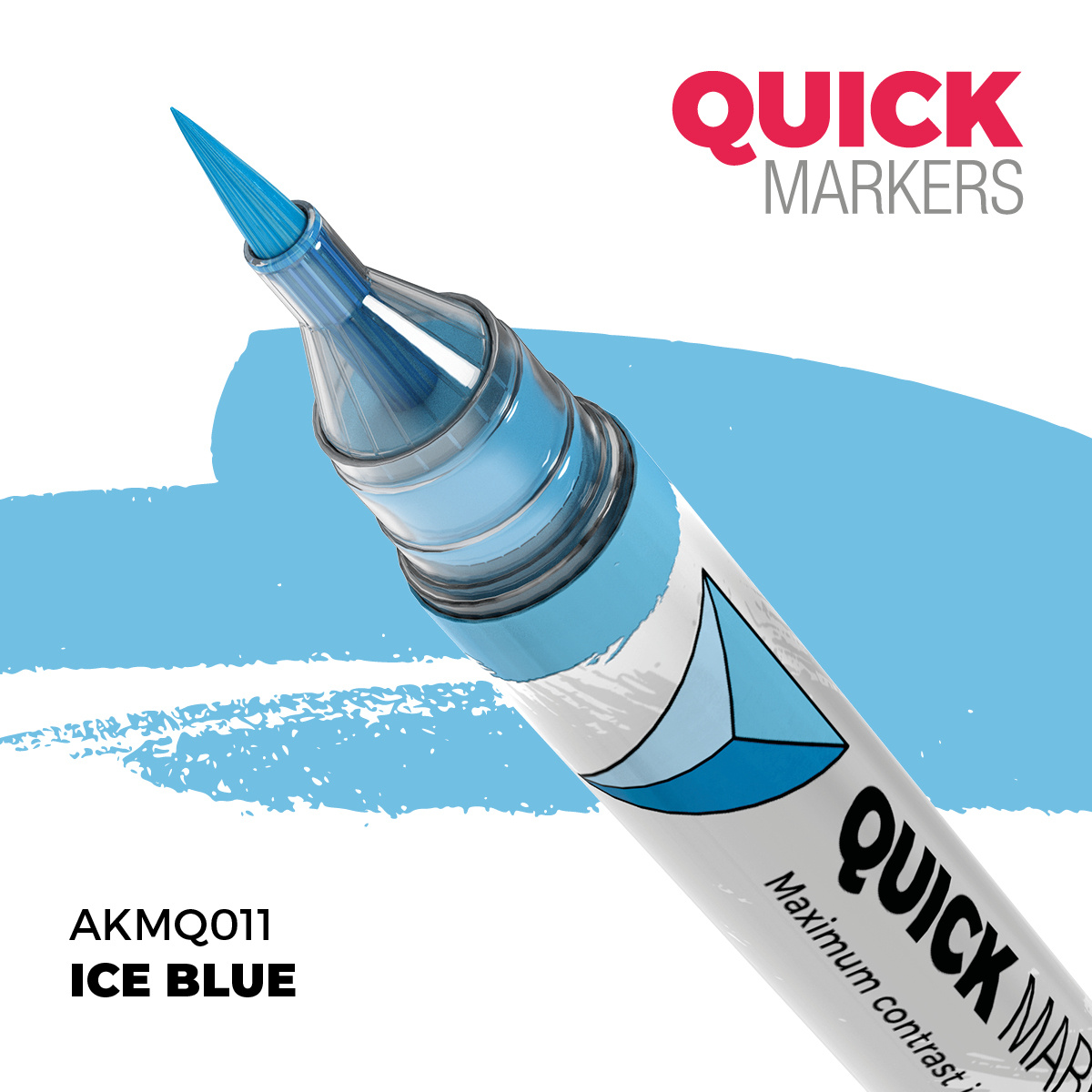 AKMQ011 AK Interactive Маркер QUICK MARKER - Льдисто-голубой / Ice Blue