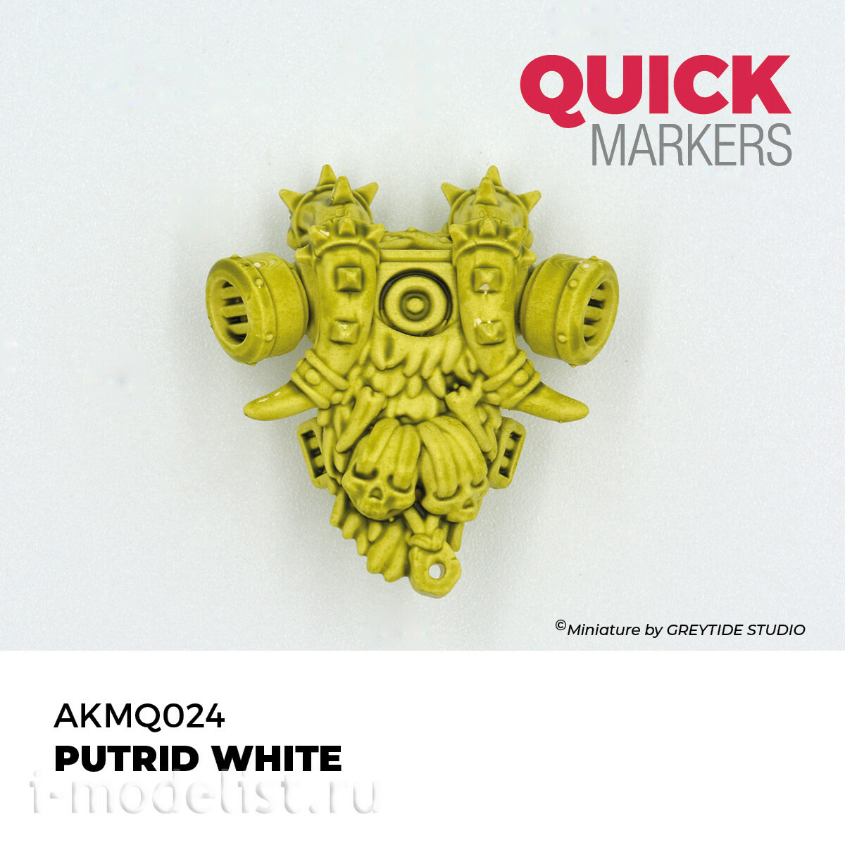 AKMQ024 AK Interactive Маркер QUICK MARKER - Гнилостно-белый / Putrid White