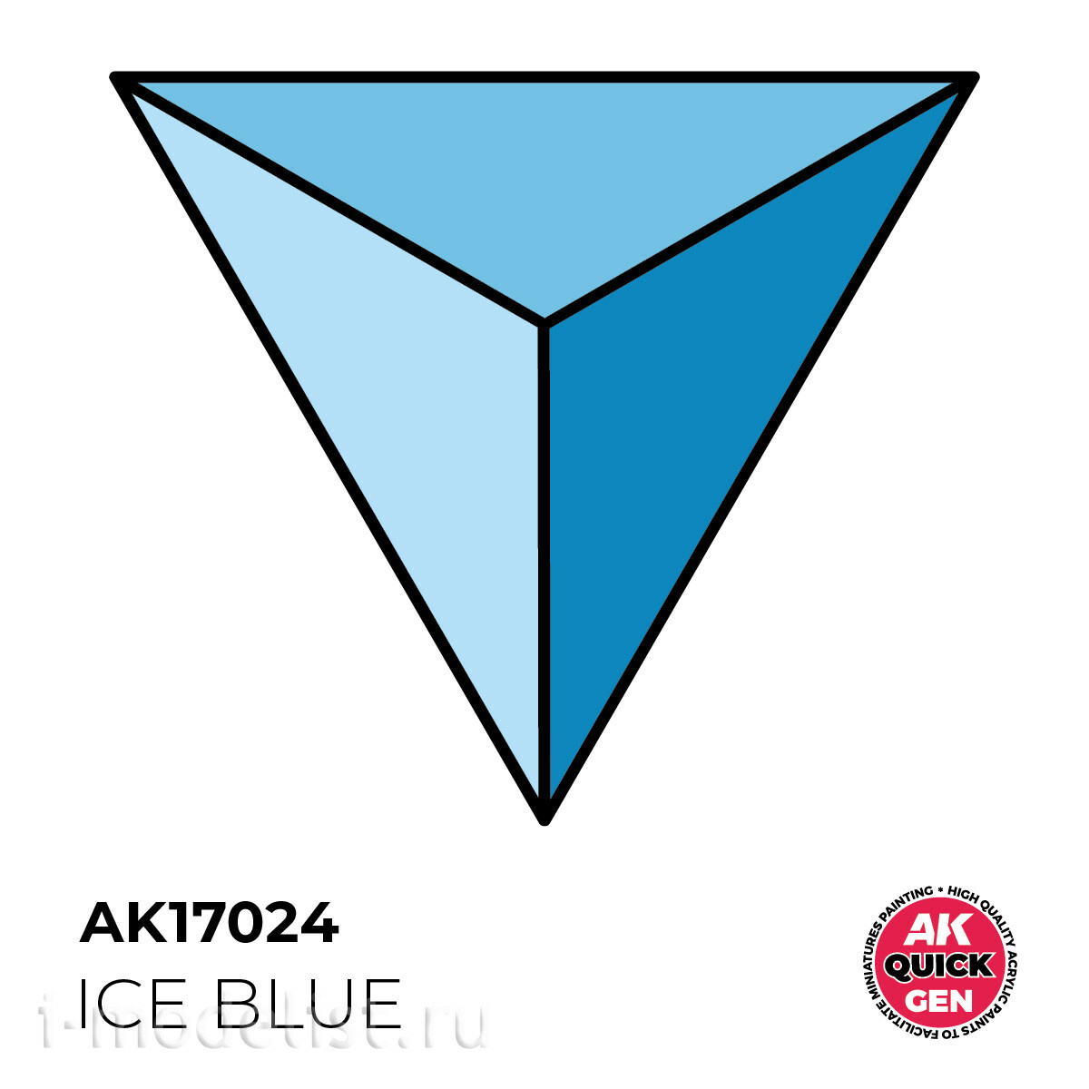 AK17024 AK Interactive Краска акриловая QUICK GEN - Ледяной голубой / ICE BLUE