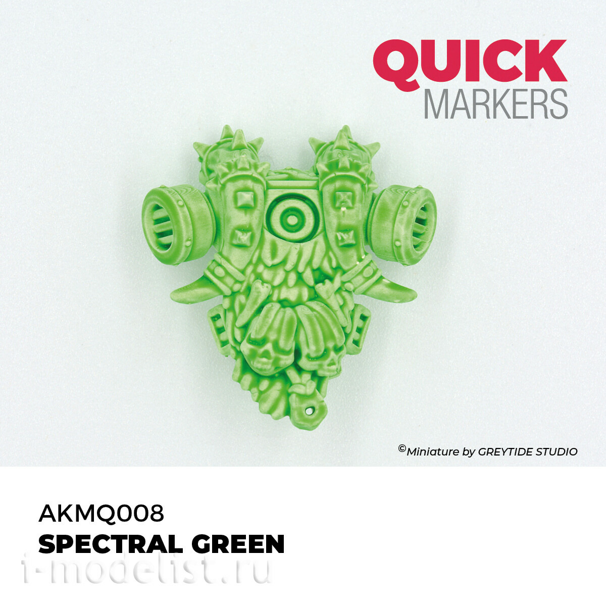 AKMQ008 AK Interactive Маркер QUICK MARKER - Спектрально-зелёный / Spectral Green