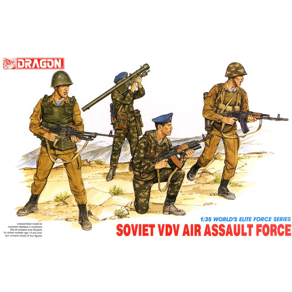 3003 Dragon 1/35 Soviet Airborne Troops