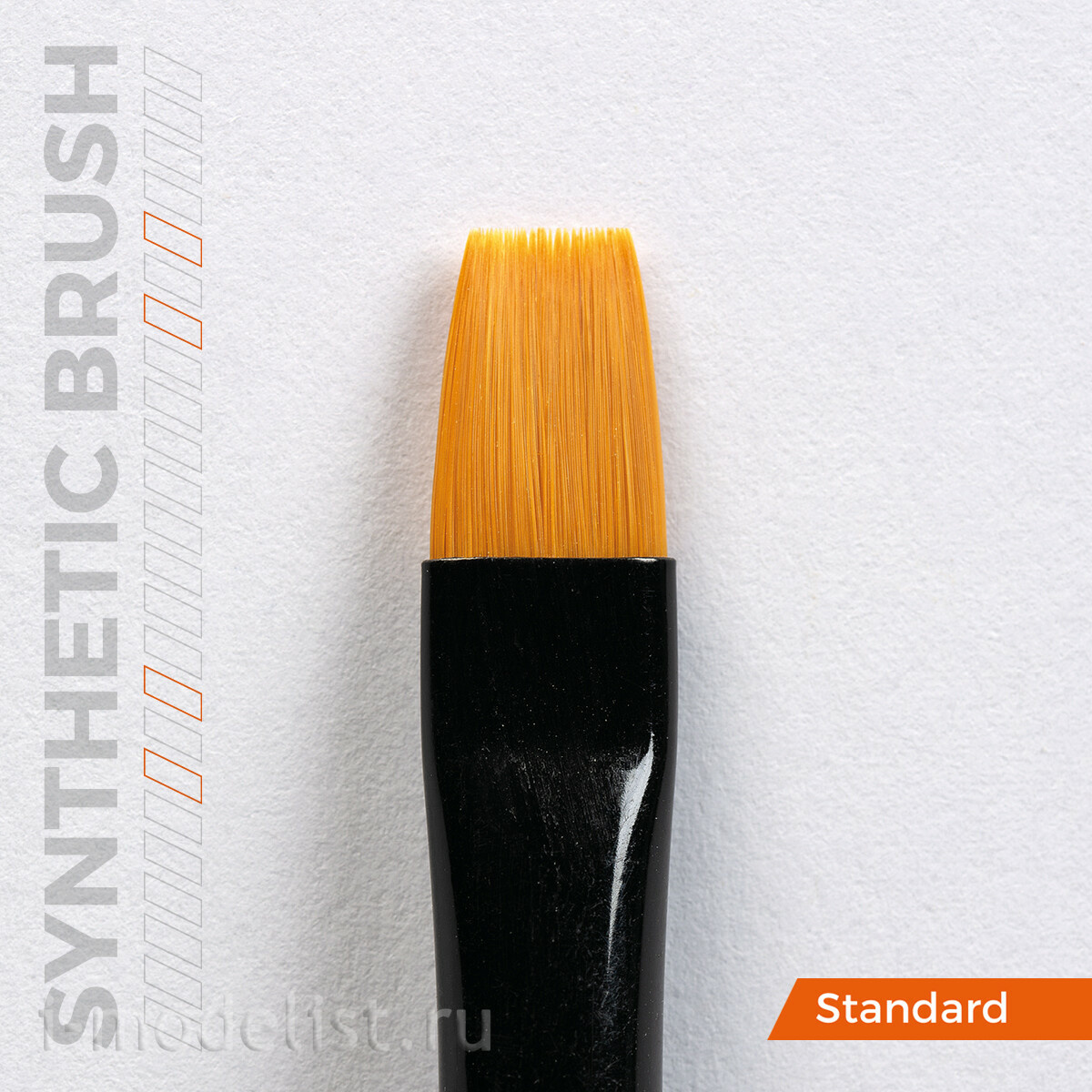 AKB003 AK Interactive Синтетическая кисть - Плоская 4 / AK SYNTHETIC BRUSH – FLAT 4