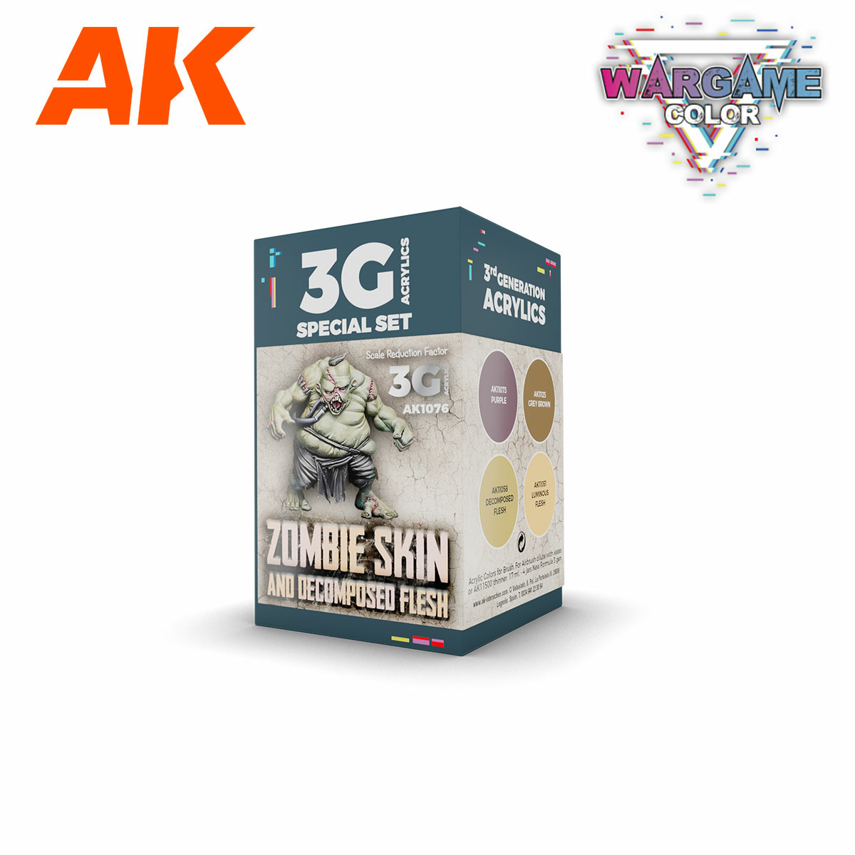 AK1076 AK Interactive Acrylic paint set 