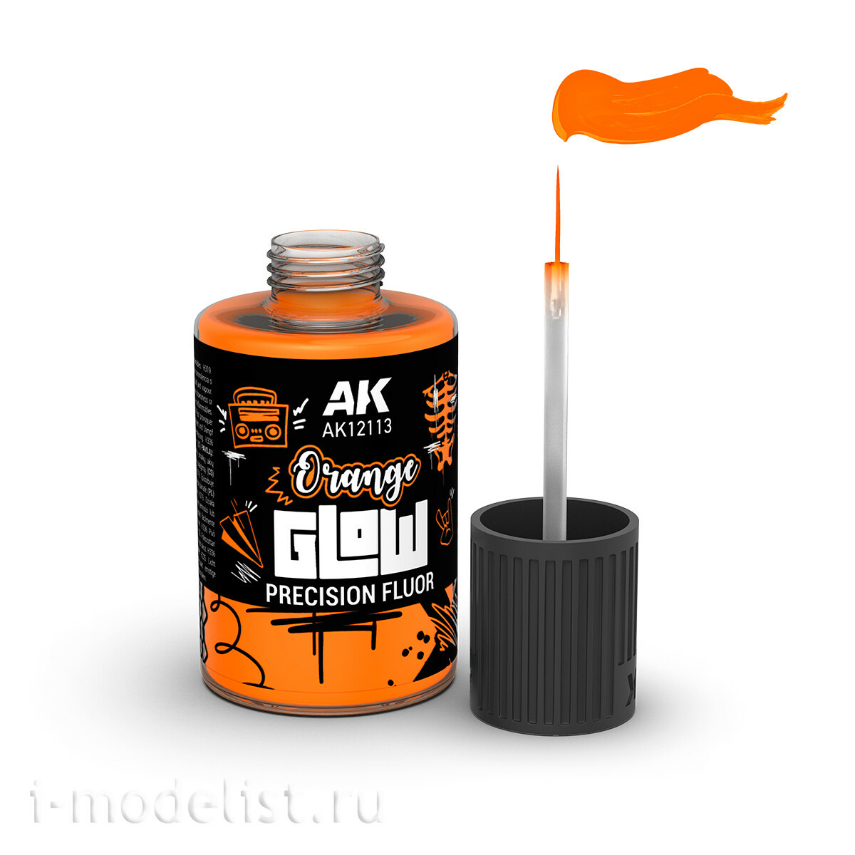 AK12113 AK Interactive Оранжевый флуоресцентный эффект / Orange Glow Precision Fluor
