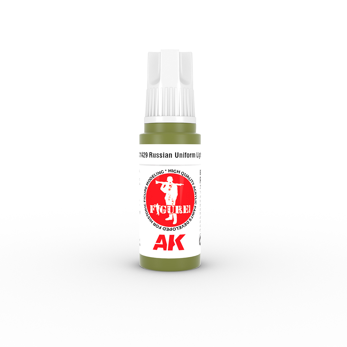 AK11429 AK Interactive Acrylic paint RUSSIAN UNIFORM LIGHTS-FIGURES (Russian uniform light) 17 ml