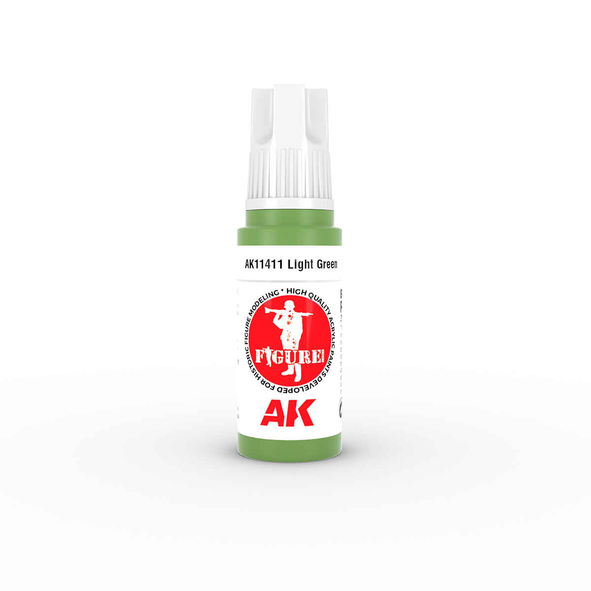 AK11411 AK Interactive Acrylic paint LIGHT GREEN – FIGURES (light green) 17 ml