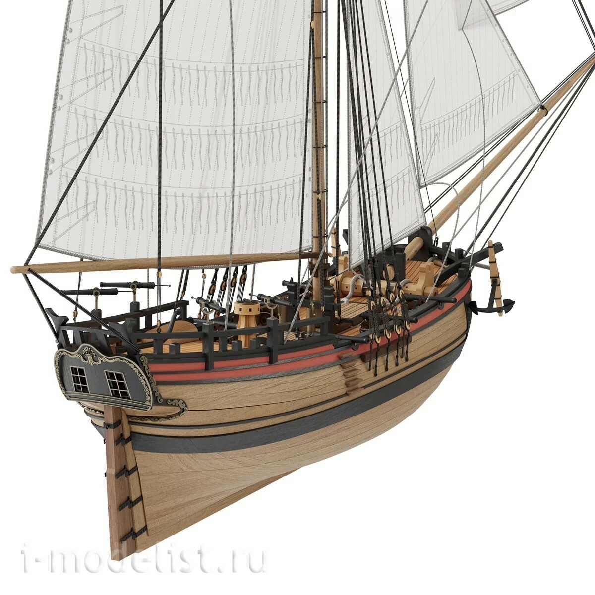 E7208 Эскадра 1/72 Пиратский шлюп