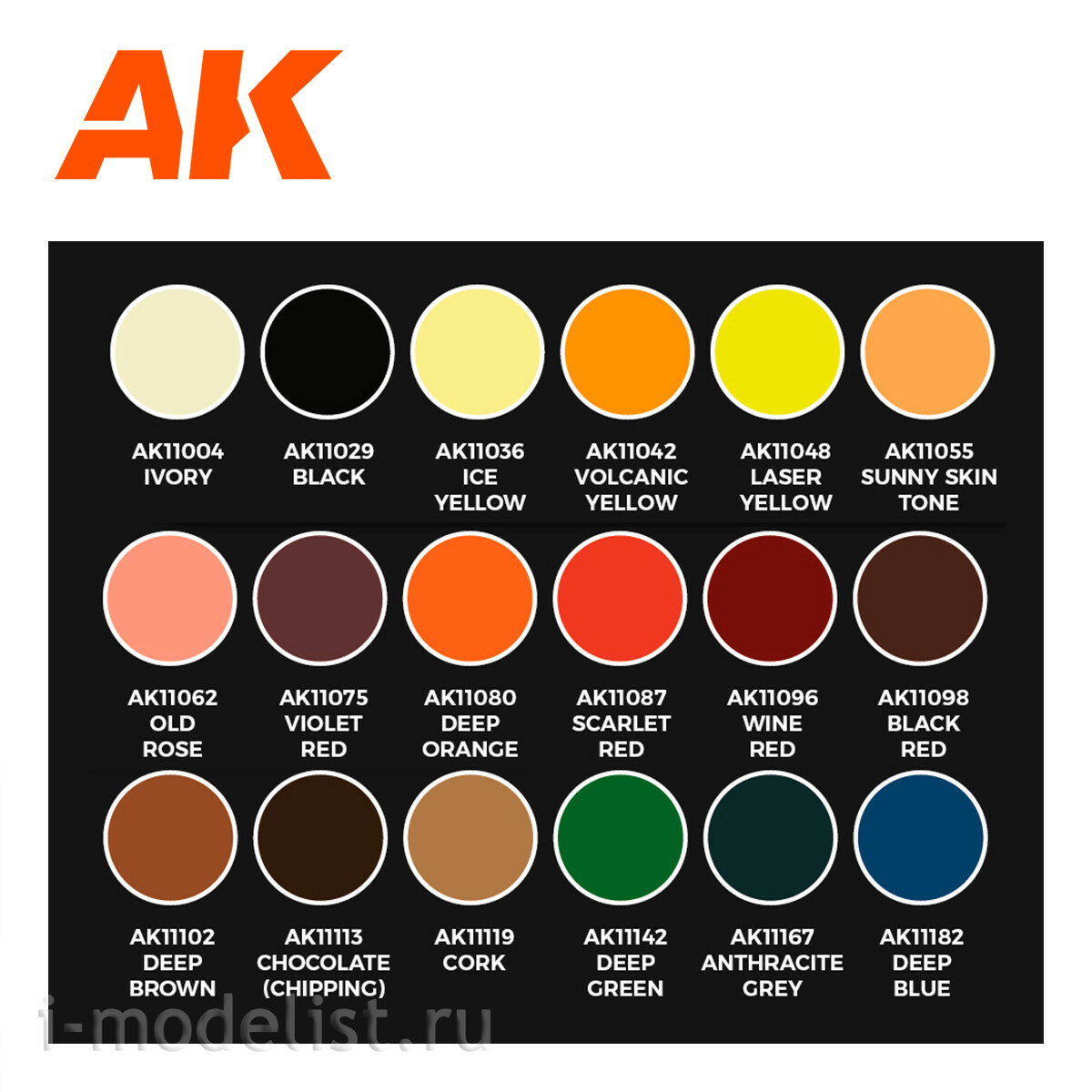 AK11757 AK Interactive Set of acrylic paints 