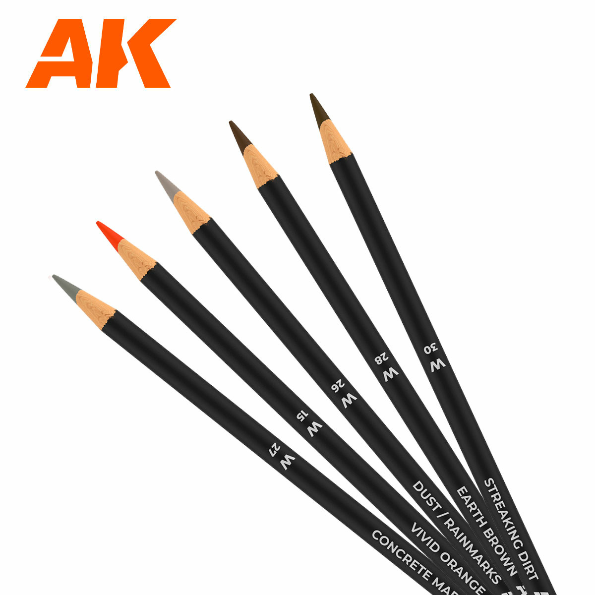 AKКМБ16 AK Interactive Набор карандашей для везеринга 