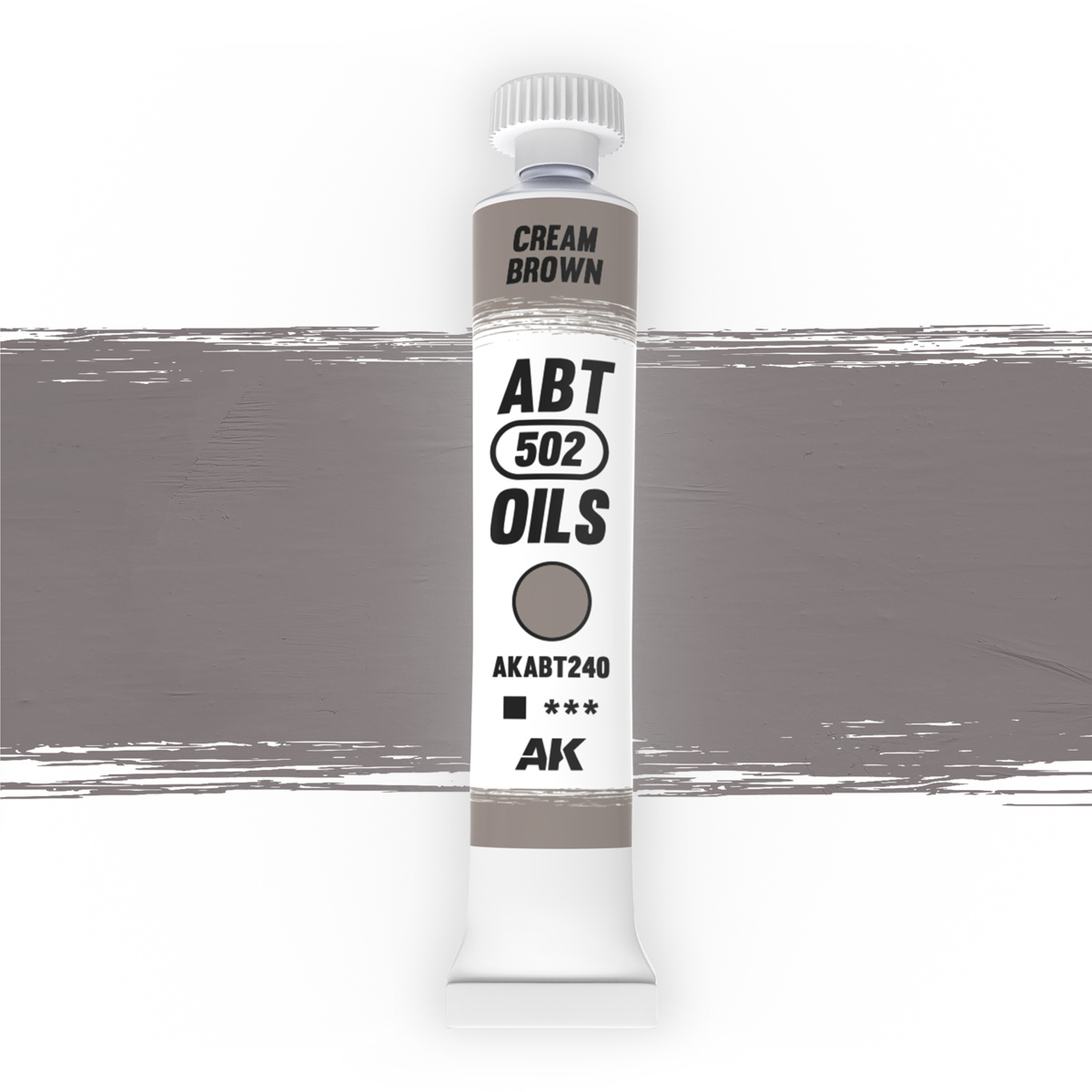 ABT240 Abteilung 502 Paint oil Cream Brown