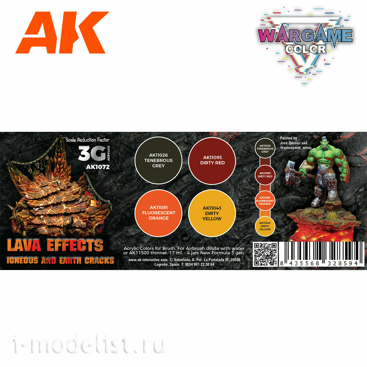 AK1072 AK Interactive Set of acrylic paints 