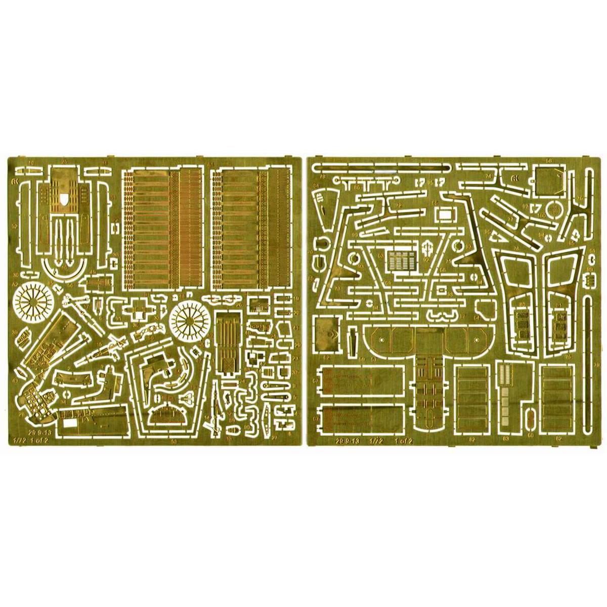 7254 ACE 1/72 photo-Etching for MiG-29 9-13