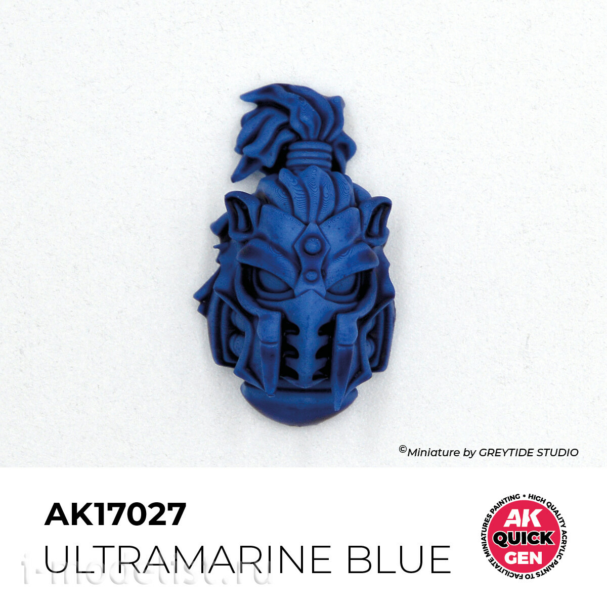 AK17027 AK Interactive Краска акриловая QUICK GEN - Ультрамариновый синий / ULTRAMARINE BLUE